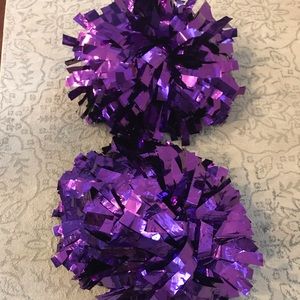 Purple Champion Force Pom Poms